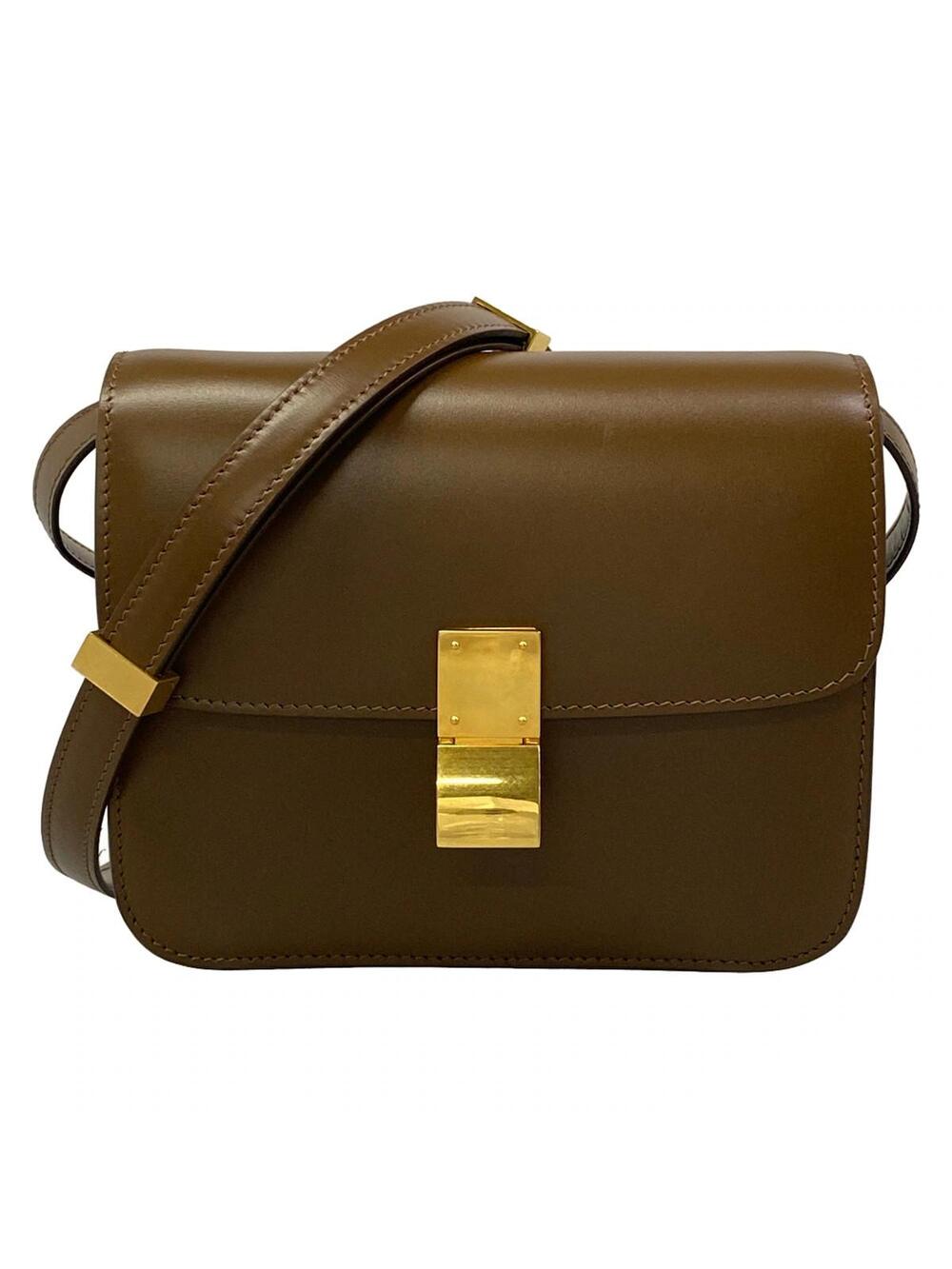 Celine Teen Classic Dark Brown Leather #343547C14B